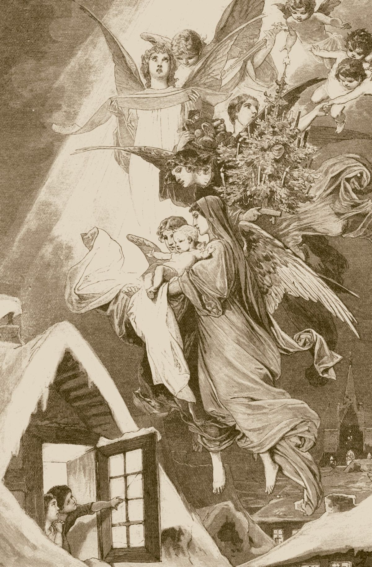 Ilustrace Ježíška v katolickém časopise Stadt Gottes z roku 1893