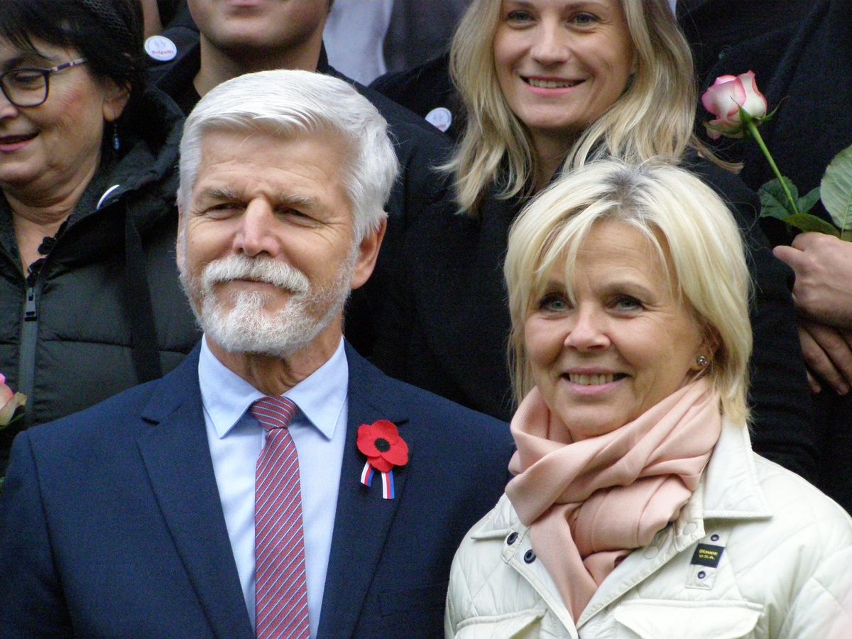 Petr Pavel s chotí Evou Pavlovou