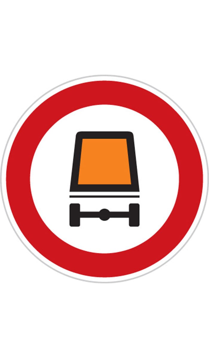 Zákaz vjezdu vozidel přepravující nebezpečný náklad