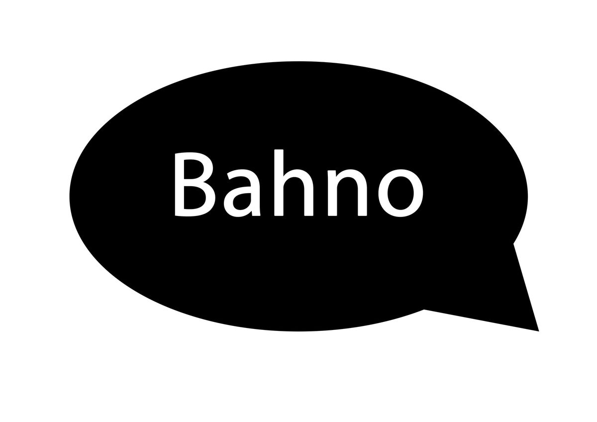 Slovo bahno v bublině