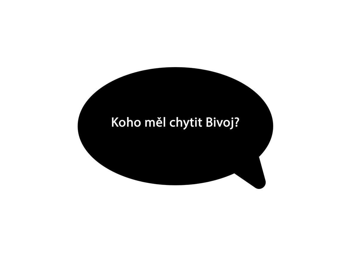 Pohled na bublinu s otázkou