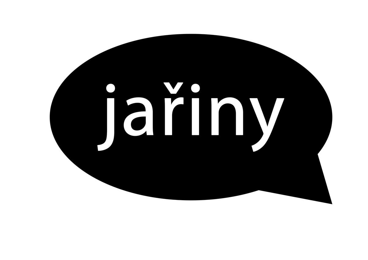 bublina se slovem jařiny