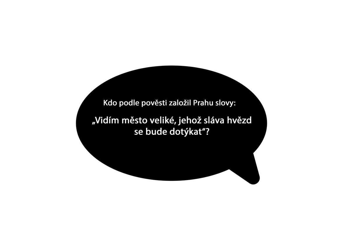 Pohled na bublinu s otázkou