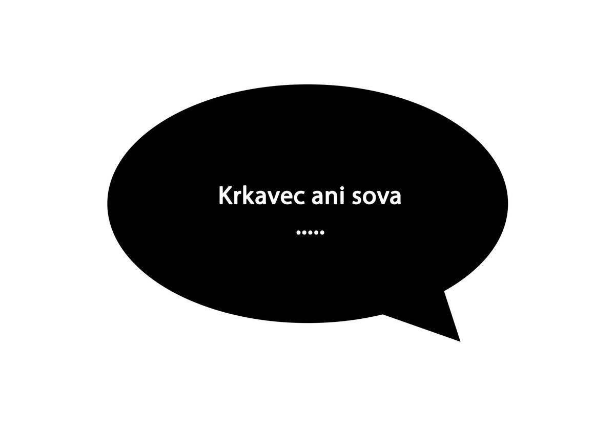 Pohled na bublinu s otázkou