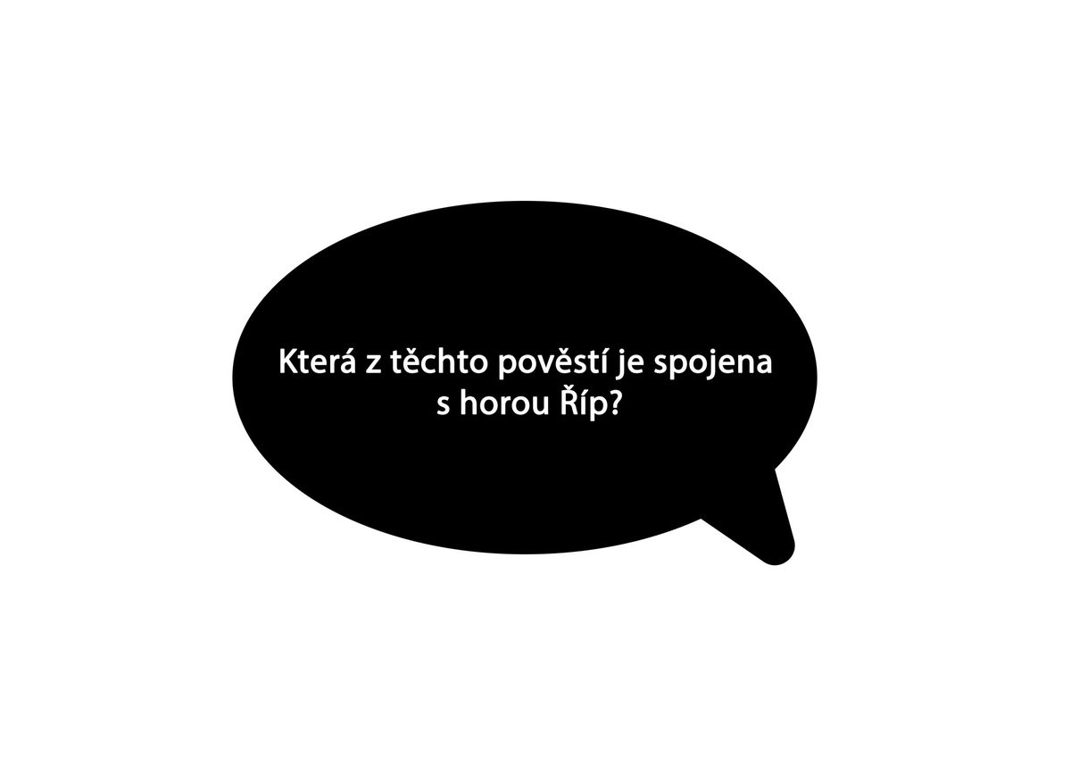 Pohled na bublinu s otázkou