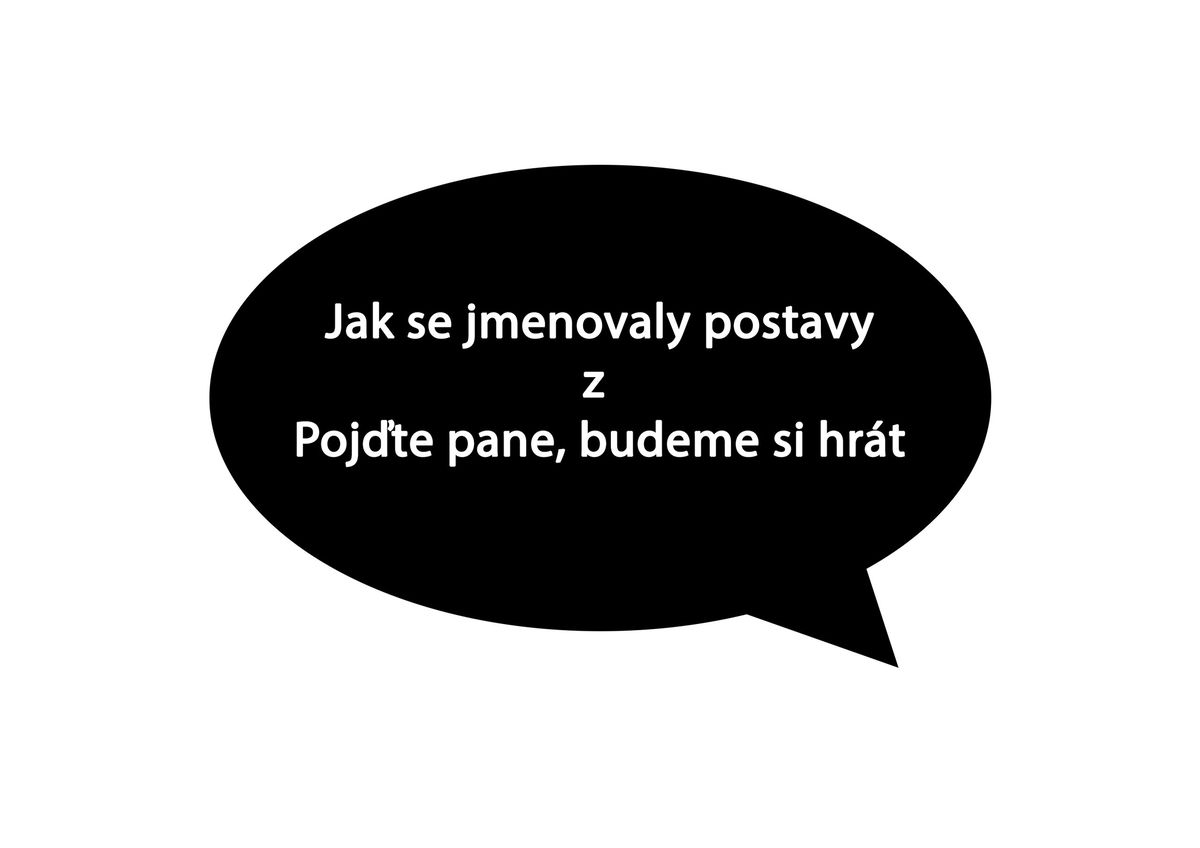 Pohled na bublinu s otázkou