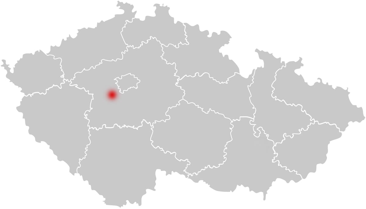 slepá mapa Karlštejn