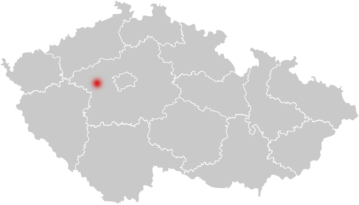 slepá mapa hrad Křivoklát