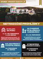 Atmosféra nočního Vranovského zámku