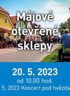 Májové otevřené sklepy a Koncert pod hvězdami