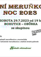 Letní meruňková noc v Bohuticích
