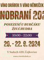 Vinobraní 2024: Posezení u burčáku – Víno Drábek Čejkovice