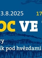 Letní noc ve vinici se zarážením hory