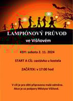 Lampionový průvod a Halloweenská párty ve Višňovém