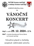 Vánoční koncert ve Vranově nad Dyjí