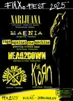 FUXO FEST – Korn SK, Head2Down, RATM, True Reason a další