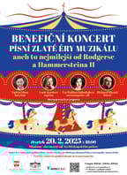 Benefiční koncert písní zlaté éry muzikálu
