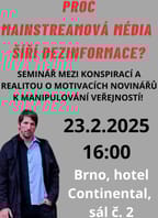 Proč mainstreamová média šíří dezinformace, Brno