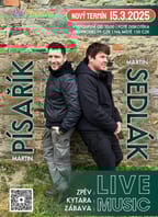 Písařík & Sedlák – koncert v baru La Fuente