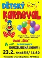 Tradiční dětský karneval KD Vltava