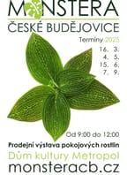Monstera České Budějovice 7. 9. 2025 – ZRUŠENO