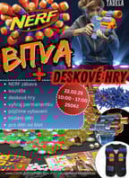 NERF Bitva + Deskové Hry