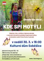 Divadlo Na vlnce: KDE SPÍ MOTÝLI