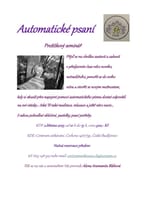 AUTOMATICKÉ PSANÍ– prožitkový seminář