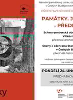 Představeníčasopisu PAMÁTKY. JIŽNÍČECHY + přednášky
