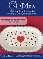 Prvomájové malování na keramiku v LaDílně