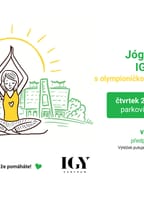 Jóga na střeše IGY Centra pro Domácí hospic Ledax