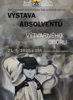 Výstava obrazů absolventů výtvarného oboru ZUŠ