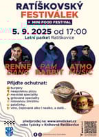 Ratíškovský festiválek + mini food festival 2025