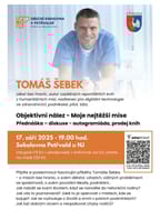TOMÁŠ ŠEBEK – Objektivní nález (beseda, diskuze)