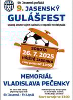 9.Jasenský Gulašfest& Memoriál Vladislava Pečenky