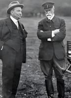 Setkání (zleva) Karla Čapka, Jaroslava Preisse a T. G. Masaryka