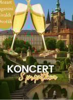 Koncert s přípitkem v barokní zahradě pod Pražským hradem
