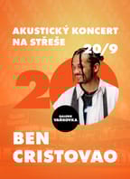 Ben Cristovao akusticky na střeše Vaňkovky