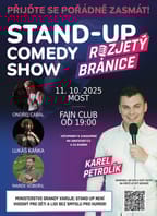 Stand-up Comedy Show ROZJETÝ BRÁNICE v Mostě