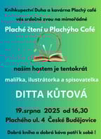 Plaché čtení u Plachýho Café