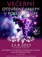 Večerní otevřené sklepy Polešovice