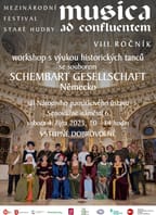 Workshop s výukou historických tanců se souborem Schembart Gesellschaft