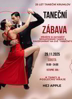 Taneční zábava k výročí 25 let Tanečních Krumlov