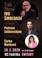Talk show Ivo Šmoldase s hostem Petrem Jablonským