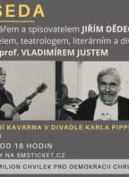 Beseda s Jiřím Dědečkem a Vladimírem Justem