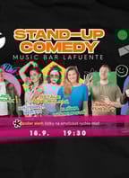 Stand-up comedy show v Music Baru LaFuente