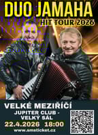 Koncert DUO JAMAHA – HIT TOUR 2026 – Velké Meziříčí