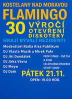 Flamingo – 30. výročí otevření diskotéky