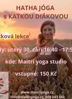 Ukázková lekce: HATHA JÓGA s Katkou Diákovou