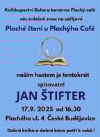 Plaché čtení u Plachýho Café